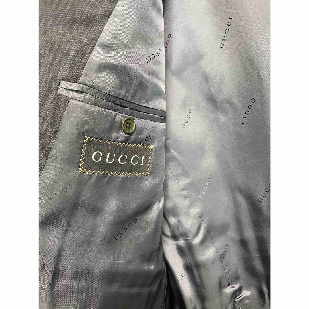 Gucci(グッチ)の90's GUCCI TOM FORD期 ダブルブレスト テーラードジャケット メンズのジャケット/アウター(テーラードジャケット)の商品写真