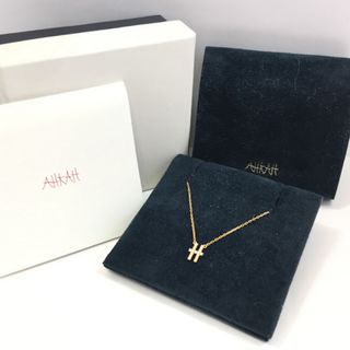 アーカー(AHKAH)の33333→値下げ！　ahkah イニシャルネックレス　美品　箱・保証書別売り(ネックレス)