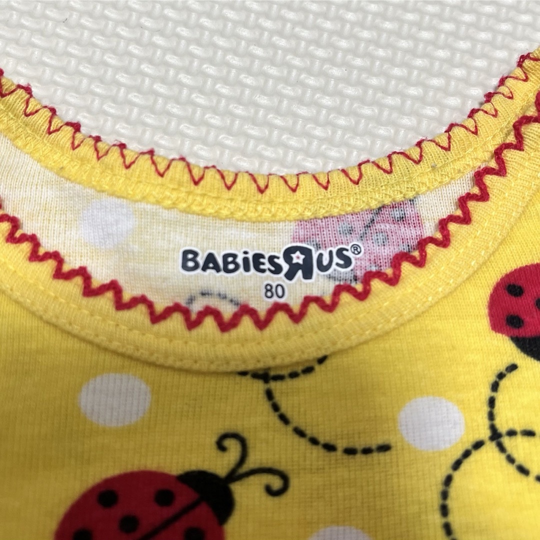 BABiESRUS(ベビーザラス)の【ベビーザらス 80サイズ】半袖ロンパース キッズ/ベビー/マタニティのベビー服(~85cm)(ロンパース)の商品写真