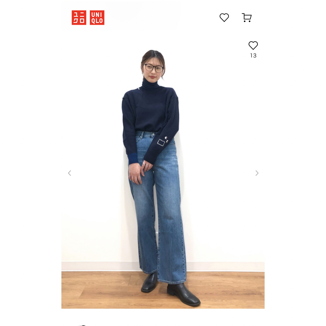 ANYA HINDMARCH(アニヤハインドマーチ)のユニクロ UNIQLO アニヤハインドマーチ ANYA HINDMARCH L  レディースのトップス(ニット/セーター)の商品写真