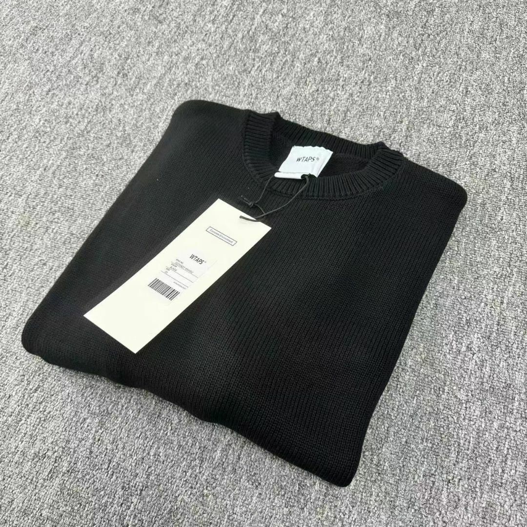 WTAPS 22FW ARMT SWEATER BLACK OBSVR