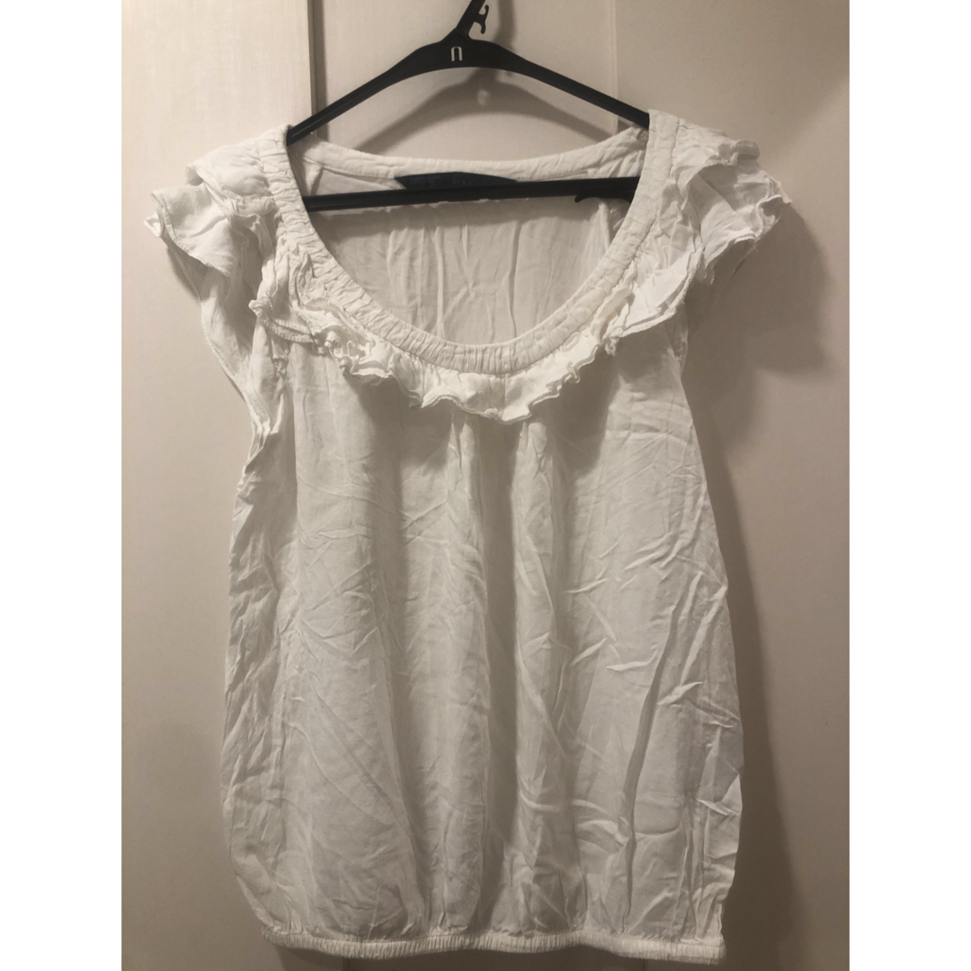 ZARA(ザラ)のZARA 夏物　カットソー レディースのトップス(カットソー(半袖/袖なし))の商品写真