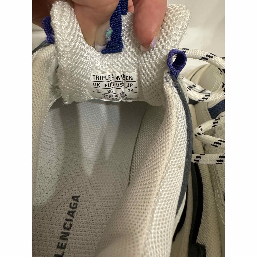 Balenciaga(バレンシアガ)のバレンシアガ　トリプルS パープル　36 レディースの靴/シューズ(スニーカー)の商品写真