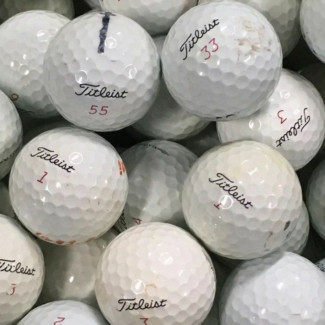 Titleist(タイトリスト)のタイトリスト Pro V1x 年代混合 ホワイト ロストボール 50球 B スポーツ/アウトドアのゴルフ(その他)の商品写真