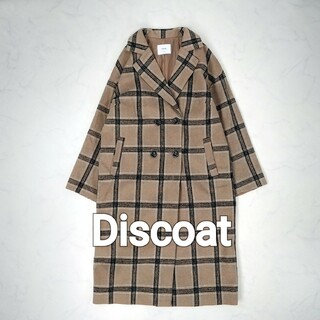 Discoat - Discoat／ディスコート　チェスターコート　アウター　チェック柄　ロング