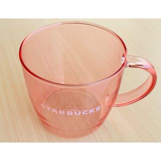 スターバックス(Starbucks)のスターバックス 耐熱グラスマグピンク355ml(グラス/カップ)