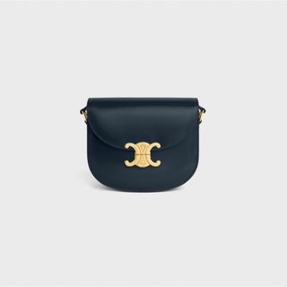 セリーヌ(celine)の新品 CELINE セリーヌ ティーン ブザス クレア トリオンフ ネイビー(ショルダーバッグ)