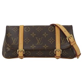 ルイヴィトン(LOUIS VUITTON)のルイ ヴィトン LOUIS VUITTON バッグ モノグラム レディース ブランド ウエストバッグ セカンドバッグ クラッチバッグ ポーチ 2way ポシェット マレル M51159 ブラウン コンパクト おしゃれ 【中古】(ボディバッグ/ウエストポーチ)