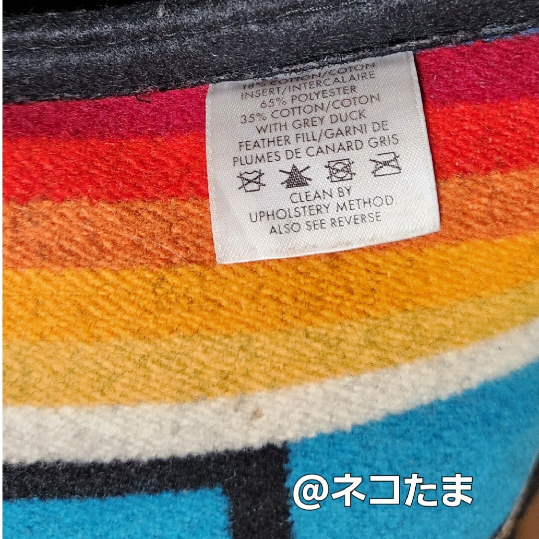 PENDLETON(ペンドルトン)の貴重  Pendleton Beaver State  PILLOW 70's インテリア/住まい/日用品のインテリア小物(クッション)の商品写真