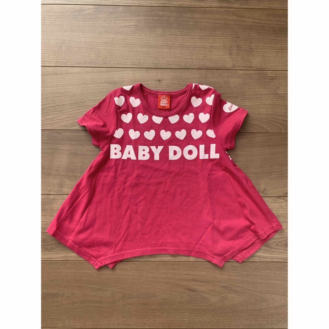 BABYDOLL(ベビードール)のbaby doll   半袖 キッズ/ベビー/マタニティのキッズ服女の子用(90cm~)(Tシャツ/カットソー)の商品写真