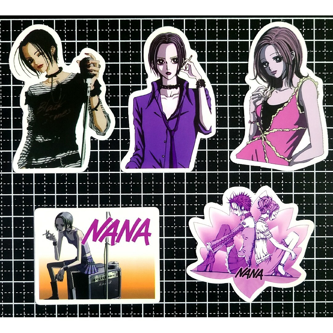 No.46 5枚セット NANA ナナ 矢沢あい 防水 ステッカー シールの No.46 5枚セット NANA ナナ 矢沢あい 防水 ステッカー シールの