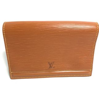 ルイヴィトン(LOUIS VUITTON)のルイヴィトン LOUIS VUITTON サンチュール・ティルシット M52603 エピ ポーチのみ ポーチ エピレザー ケニアンブラウン ブラウン(ポーチ)