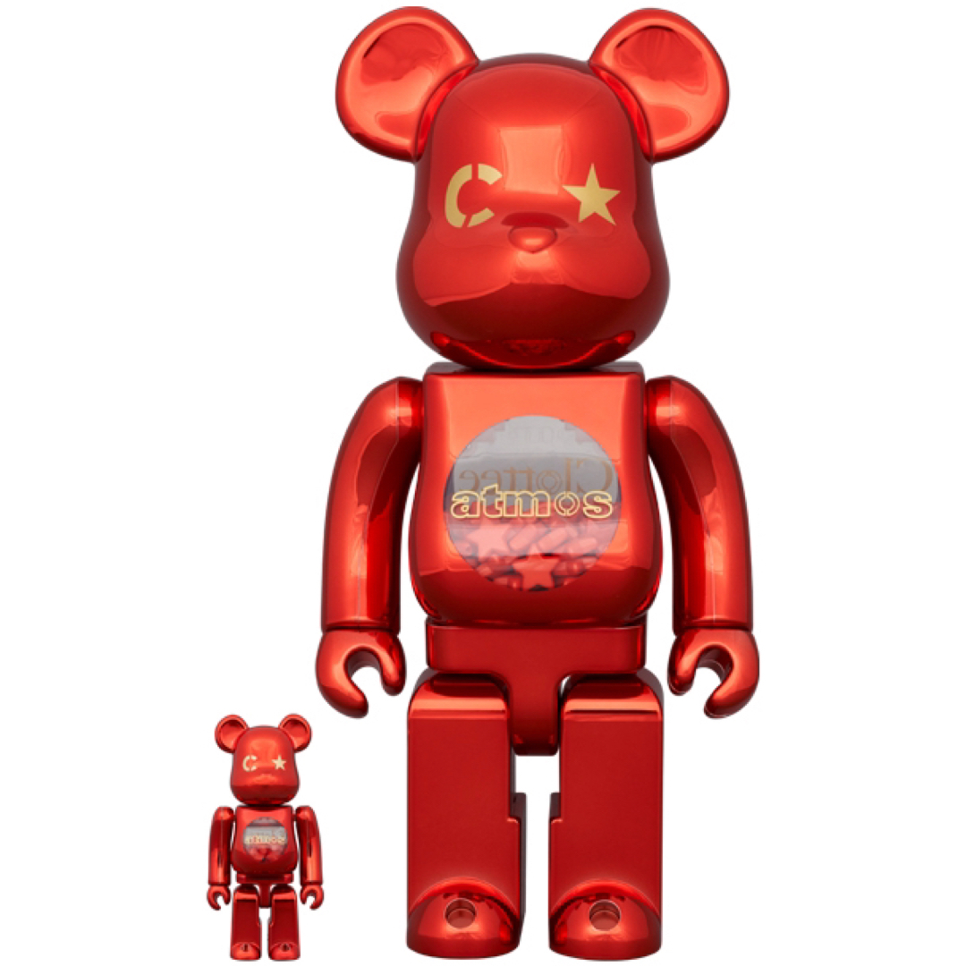 BE@RBRICK atmos × Clottee 100％ & 400％フィギュア