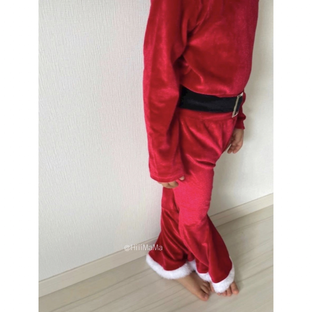 【SALE】 クリスマス フレア セットアップ サンタ コスプレ ふわふわ エンタメ/ホビーのコスプレ(衣装一式)の商品写真