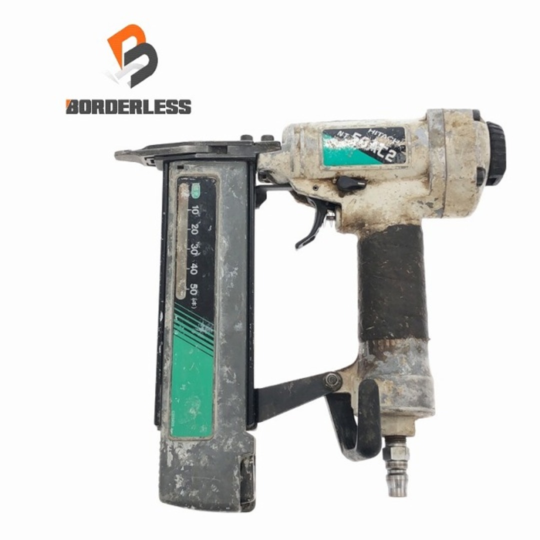 日立 - ☆中古品☆HITACHI 日立工機 50mm 常圧 仕上げ釘打機 日立 - ☆中古品☆HITACHI 日立工機 50mm 常圧 仕上げ釘打機
