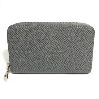 ルイヴィトン(LOUIS VUITTON)のルイヴィトン LOUIS VUITTON ジッピー コインパース M32617  タイガ 小銭入れ 財布 コインケース タイガレザー グラシエ グレー 美品(コインケース/小銭入れ)