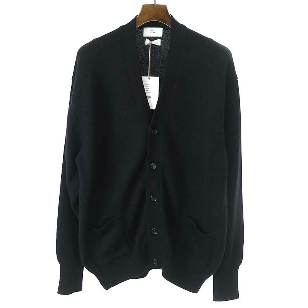 新品未使用品ＳHERILL ヘリル 22AW Goldencash Cardigan ゴールデンキャッシュカシミヤニットカーディガン 22-080-HL-8030-3 ブラック 2