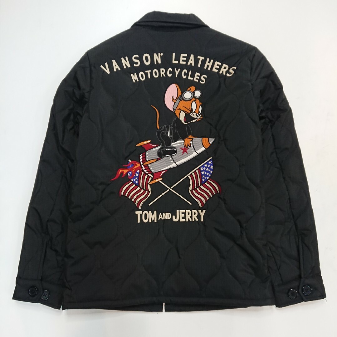 VANSON(バンソン)の新品 バンソン トム&ジェリー キルティング ベトジャン TJV-2033 メンズのジャケット/アウター(スカジャン)の商品写真