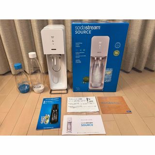 美品　SodaStream Source v3 ホワイト(調理機器)