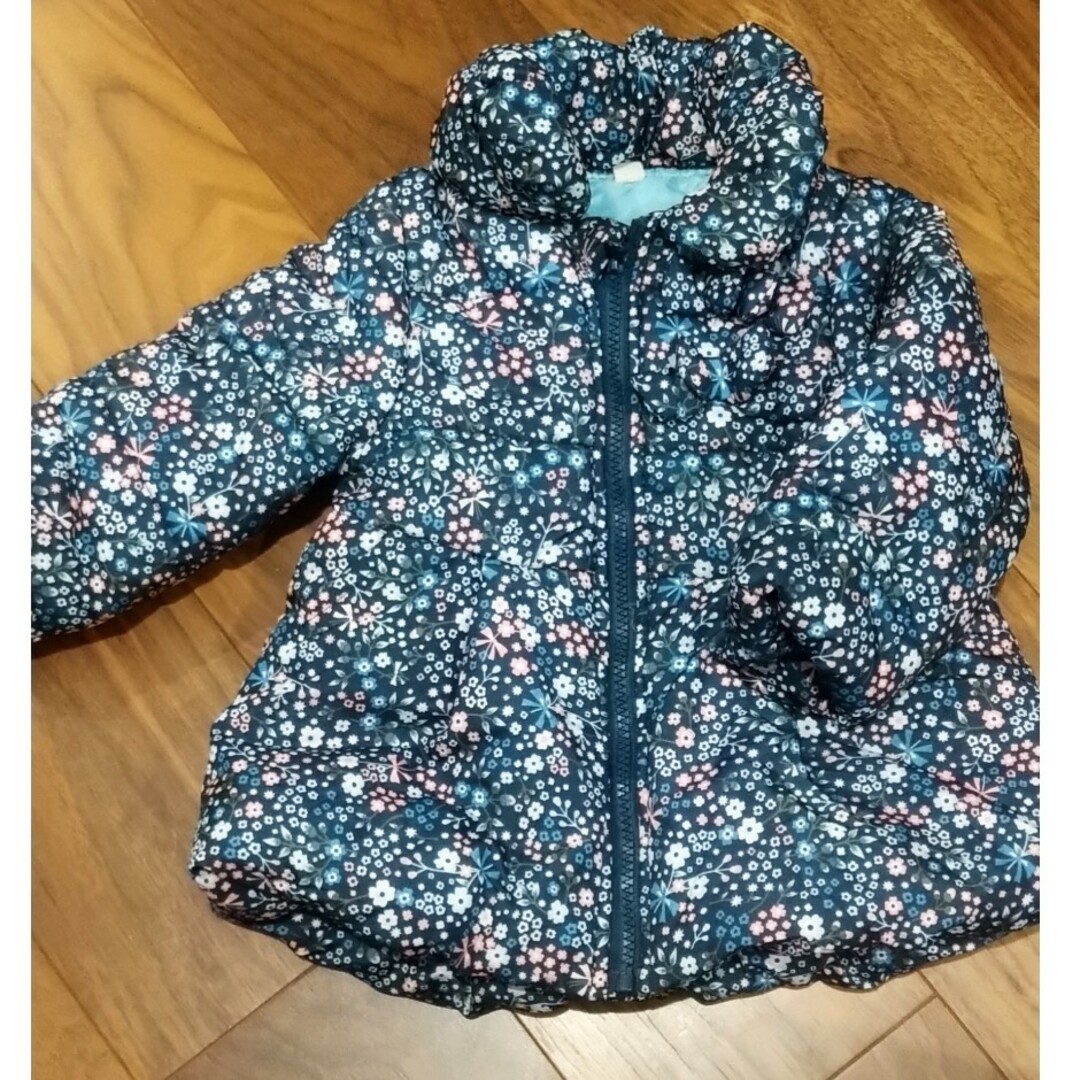 ダウンジャケット キッズ/ベビー/マタニティのキッズ服女の子用(90cm~)(ジャケット/上着)の商品写真