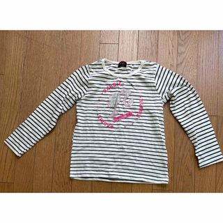 バービー(Barbie)のバービー　ロンT 140 ボーダー　長袖カットソー(Tシャツ/カットソー)