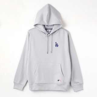 (新品)ロサンゼルス　ドジャース　パーカー　グレー　medium dodgers(パーカー)