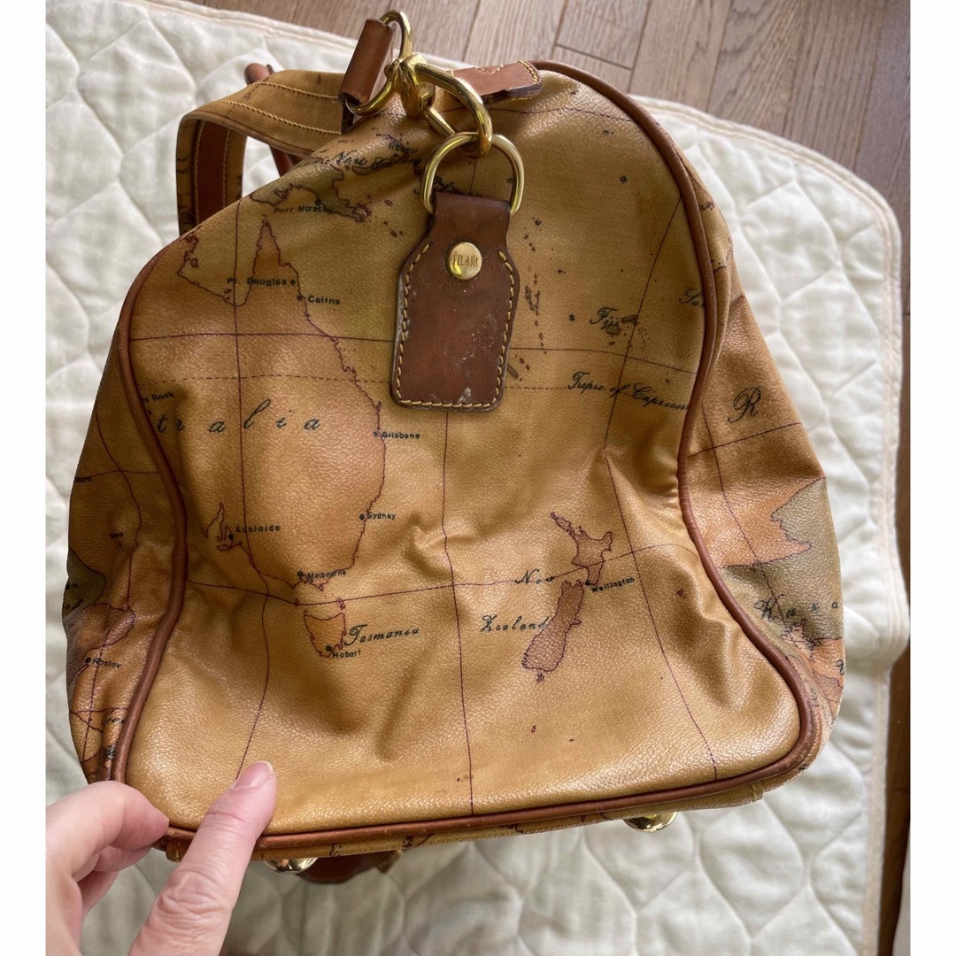 PRIMA CLASSE(プリマクラッセ)の貴重　本革　プリマクラッセ　世界地図　ボストンバッグ　ショルダーバッグ レディースのバッグ(ボストンバッグ)の商品写真