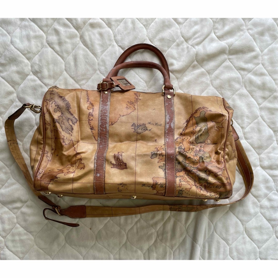 PRIMA CLASSE(プリマクラッセ)の貴重　本革　プリマクラッセ　世界地図　ボストンバッグ　ショルダーバッグ レディースのバッグ(ボストンバッグ)の商品写真
