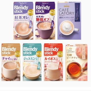 エイージーエフ(AGF)のAGF ブレンディココアオレカフェラトリー紅茶好きのための7種飲み比べセット(茶)