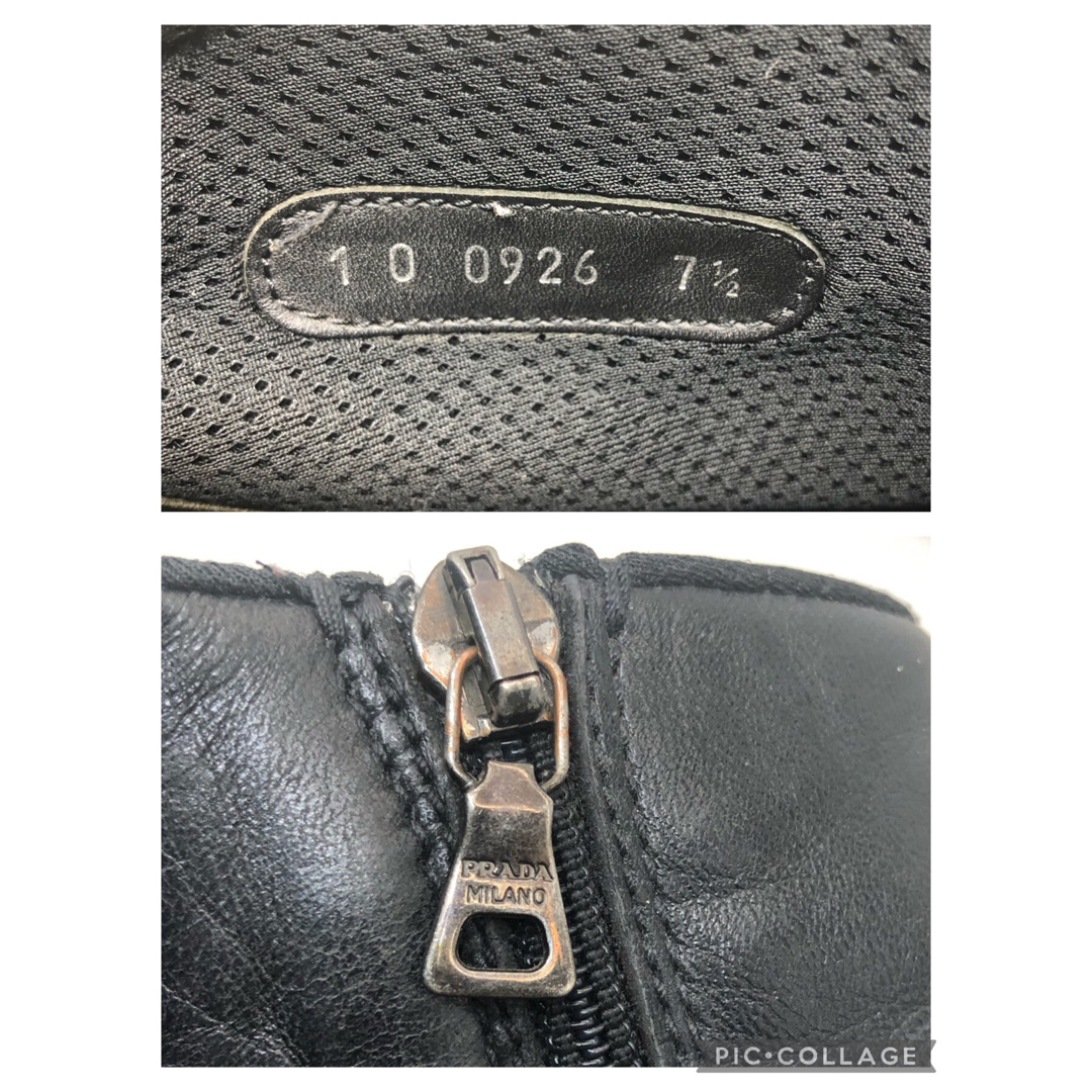 PRADA(プラダ)のPRADAプラダスポーツ　サイドジップ　レザーブーツ　26.5cm  メンズの靴/シューズ(ブーツ)の商品写真