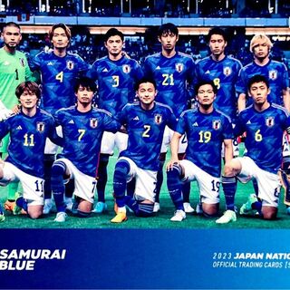 SAMURAI BLUE チェックリストカード EPOCH 2023 日本代表(スポーツ選手)