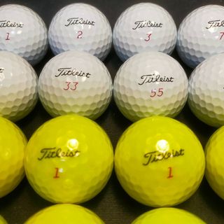 タイトリスト(Titleist)の【美品】'23 Pro V1X 20球(黄,白) タイトリスト ロストボール(その他)