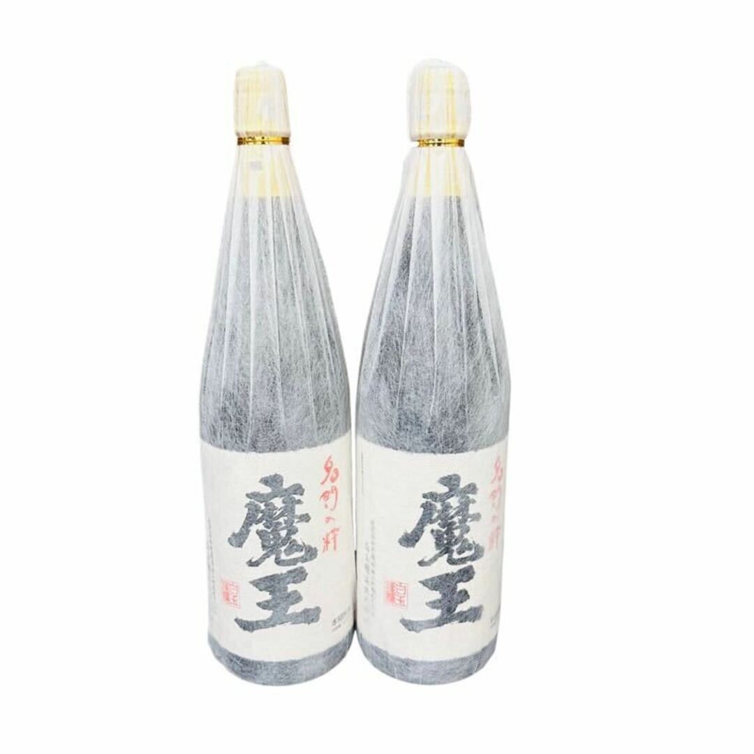 焼酎 まとめ2本 白玉醸造 名門の粋 魔王 和紙付き 1800ml 25度 【未開栓】新品ですＳ品