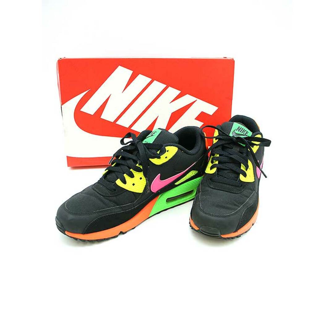 NIKE ナイキ AIR MAX 90 TOKYO NEON ローカットスニーカー ブラック 26cm CI2290-064新古品使用感の無い新品同様品Ａ