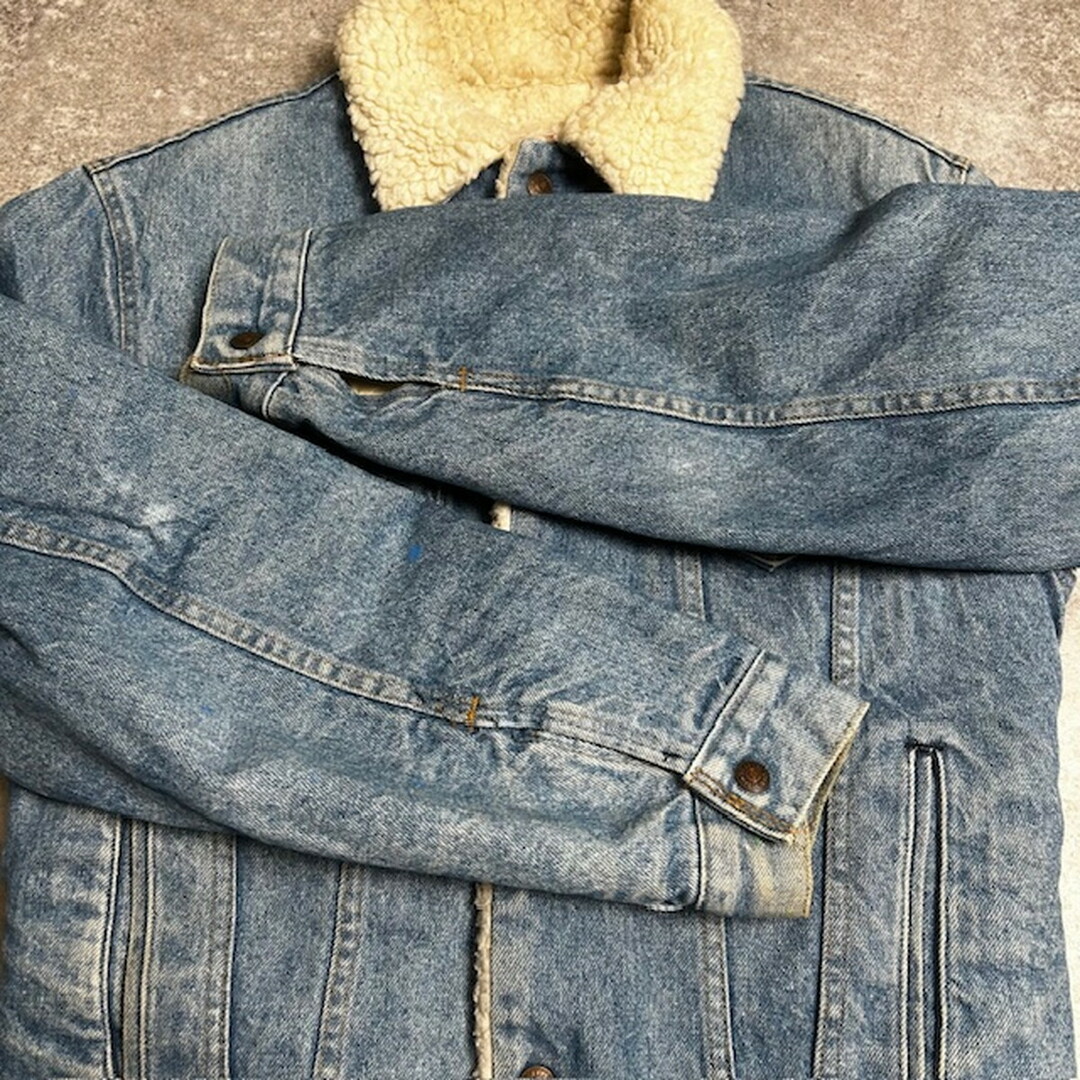 Levi's(リーバイス)の70's～ Levi's 71608 0213 デニムボアジャケット USA製 オレンジタブ メンズのジャケット/アウター(Gジャン/デニムジャケット)の商品写真