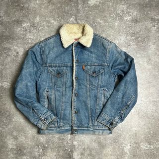 リーバイス(Levi's)の70's～ Levi's 71608 0213 デニムボアジャケット USA製 オレンジタブ(Gジャン/デニムジャケット)