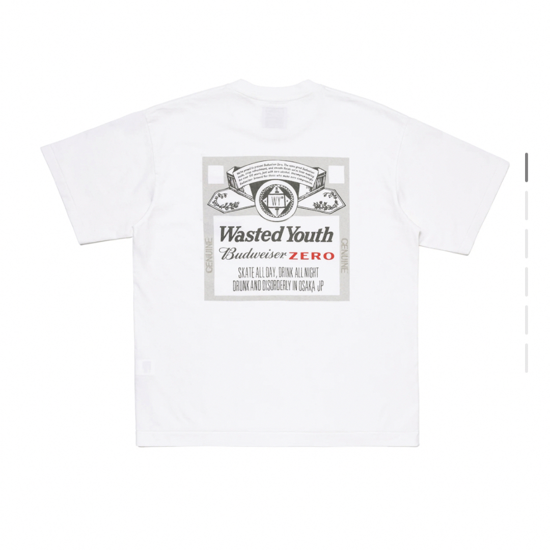 【Mサイズ】 BUDWEISER ZERO T-SHIRTTシャツ/カットソー(半袖/袖なし)
