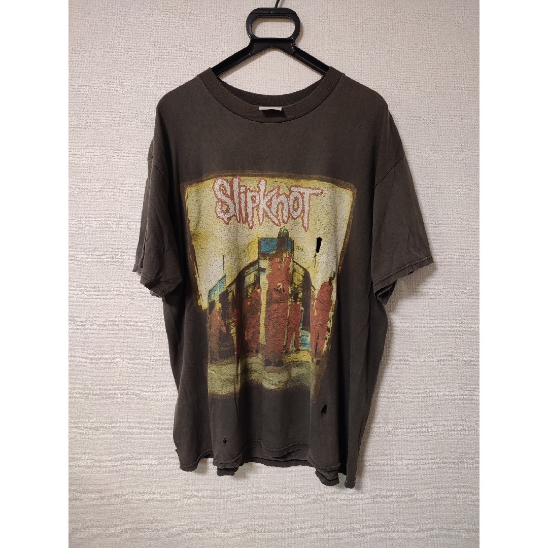 古着 90s slipknot ボロ フェード メンズのトップス(Tシャツ/カットソー(半袖/袖なし))の商品写真