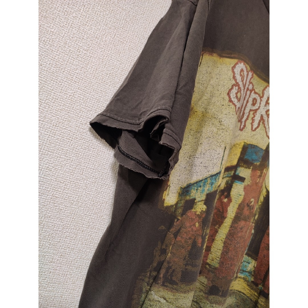 古着 90s slipknot ボロ フェード メンズのトップス(Tシャツ/カットソー(半袖/袖なし))の商品写真