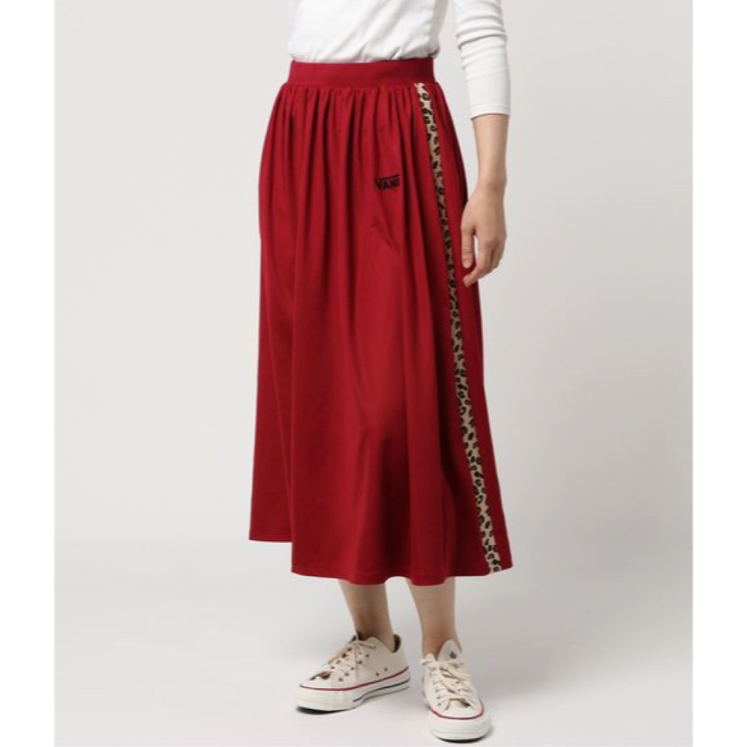 VANS(ヴァンズ)の新品　VANS ヴァンズ RIB PRINT GATHER SKIRT スカート レディースのスカート(ロングスカート)の商品写真