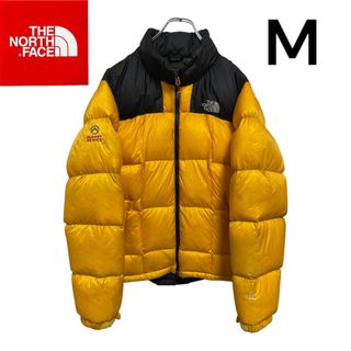 ノースフェイス(THE NORTH FACE) ダウンジャケット(メンズ)（イエロー