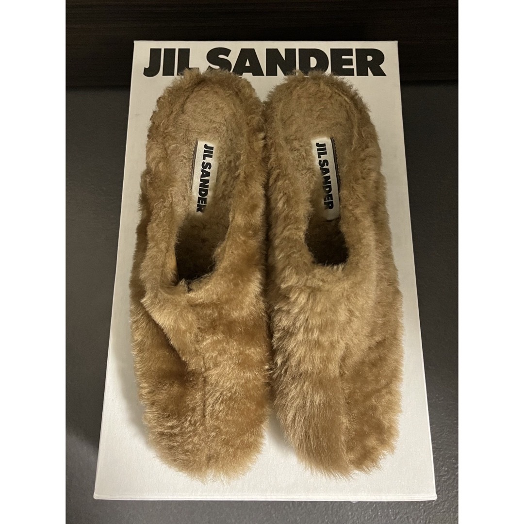 Jil Sander(ジルサンダー)の【JIL SANDER】ジルサンダー ファーミュール 35h レディースの靴/シューズ(ミュール)の商品写真