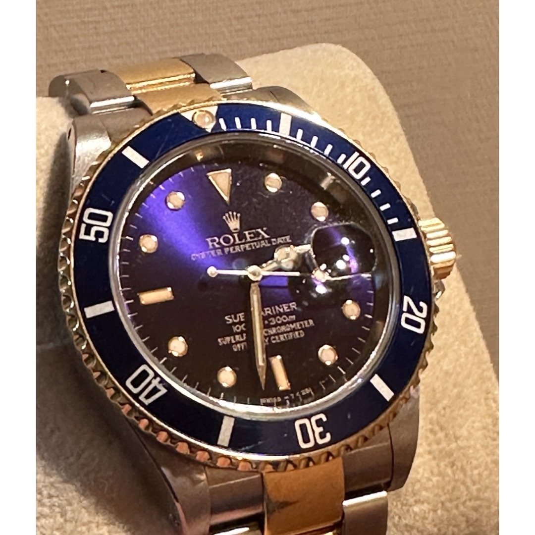 ROLEX(ロレックス)の【バイオレット文字盤】ロレックス ROLEX サブマリーナ 16613 U番 メンズの時計(腕時計(アナログ))の商品写真