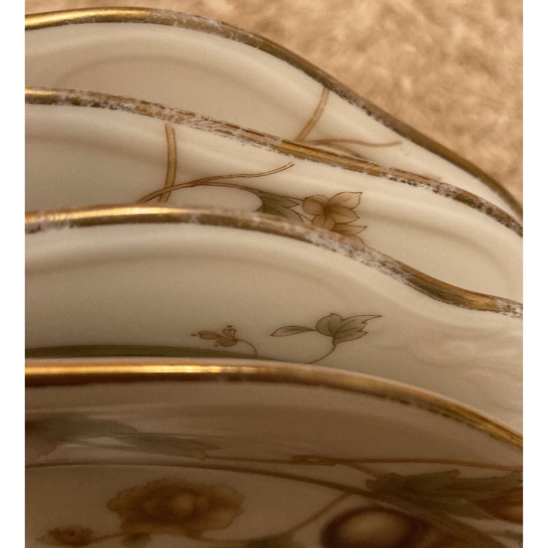 Noritake(ノリタケ)のノリタケ　Faenza レア　廃盤　デザートプレート　皿　4枚セット インテリア/住まい/日用品のキッチン/食器(食器)の商品写真
