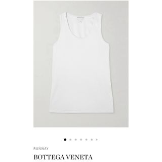 ボッテガヴェネタ(Bottega Veneta)のBOTTEGA VENETA ボッテガ　タンクトップ xs ホワイト(タンクトップ)