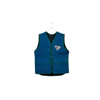 Made in USA SESSIONS quilting vest セッションズ キルティングベスト ブルー XLサイズ ヴィンテージ 単品 6(ベスト)