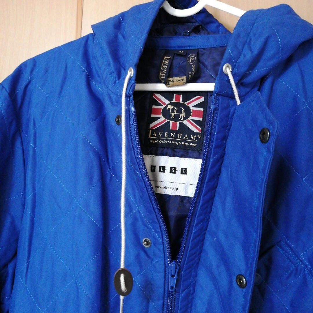 LAVENHAM(ラベンハム)のラベンハム　LAVENHAM ブルー　38　キルティング　Mサイズ メンズのジャケット/アウター(ナイロンジャケット)の商品写真