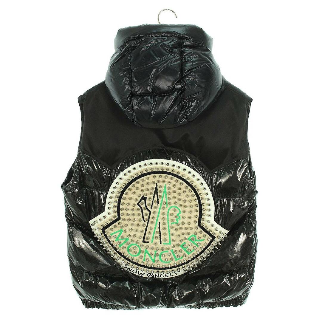 MONCLER(モンクレール)のモンクレールジーニアス  SKIN GILET バックスタッズロゴデカワッペンナイロンダウンベスト メンズ 1 メンズのジャケット/アウター(ダウンベスト)の商品写真