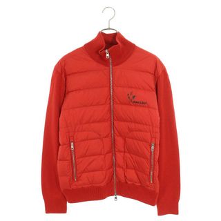 モンクレール(MONCLER)のモンクレール  MAGLIONE TRICOT CARDIGAN ニット切替ナイロンジップアップジャケットブルゾン メンズ XL(ブルゾン)