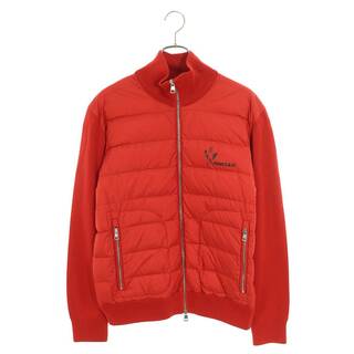 モンクレール(MONCLER)のモンクレール  MAGLIONE TRICOT CARDIGAN ニット切替ナイロンジップアップジャケットブルゾン メンズ XL(ブルゾン)